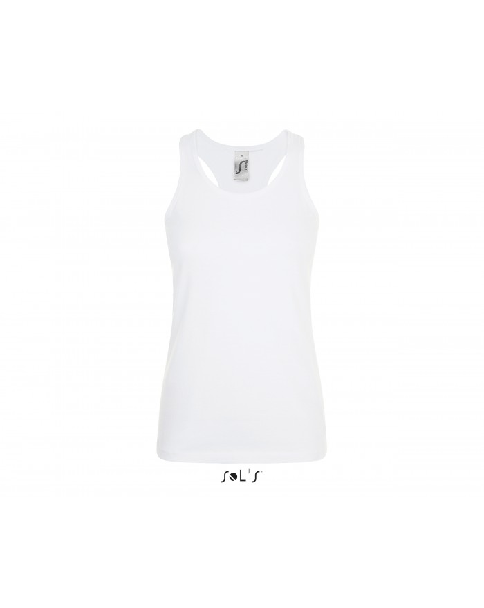 T-Shirt Femme JUSTIN - Tee-shirt Personnalisé avec marquage broderie, flocage ou impression. Grossiste vetements vierge à per...