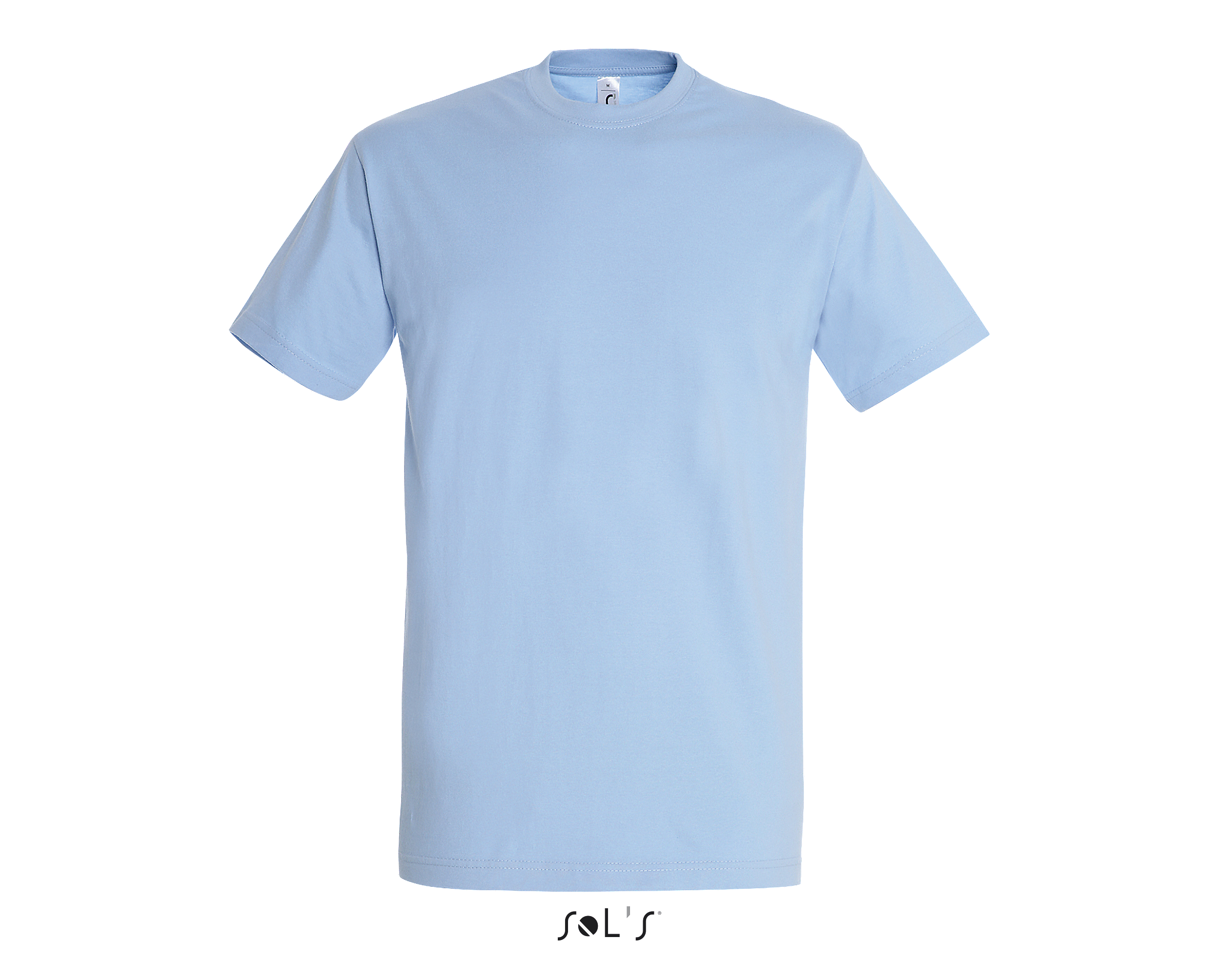 Imperial Shop Online T-shirt pur coton uni à inscription Site web officiel