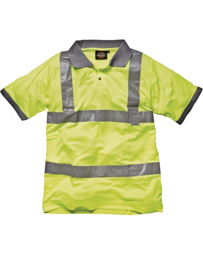 Polo Haute Visibilité Hi-Viz DSA22075Z - Polo Personnalisé avec marquage broderie, flocage ou impression. Grossiste vetements...