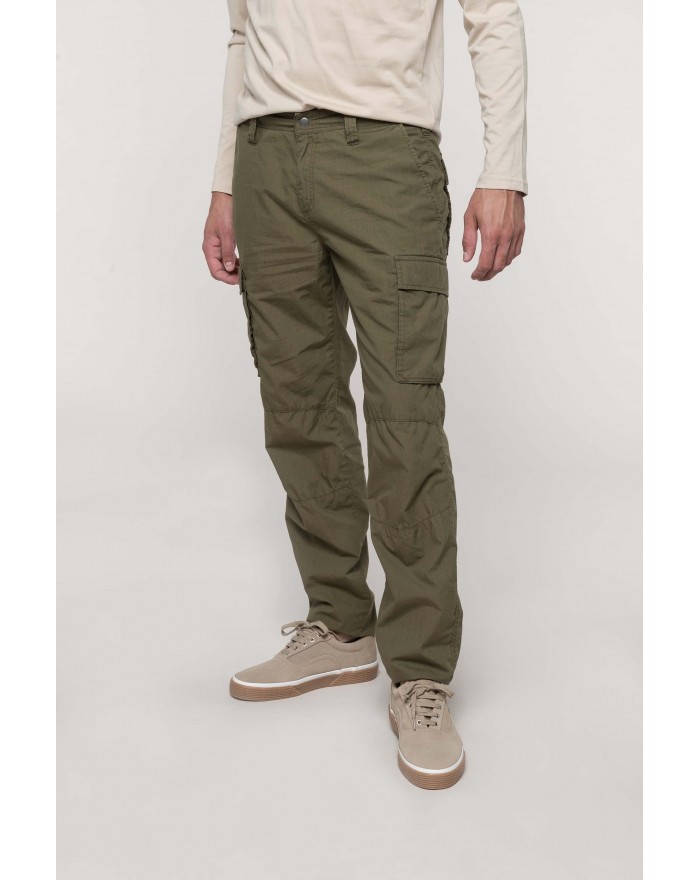 Pantalon léger multipoches homme ZK745 - Pantalon Personnalisé avec marquage broderie, flocage ou impression. Grossiste vetem...