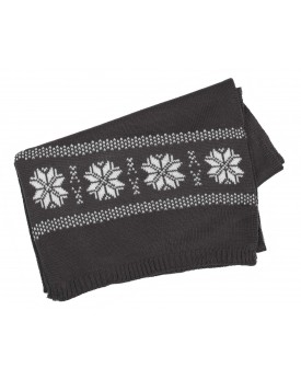 Echarpe tricotée motif étoile - Casquette Personnalisée avec marquage broderie, flocage ou impression. Grossiste vetements vi...