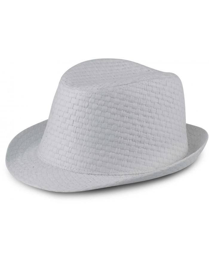 Chapeau de paille style Panama rétro - Casquette Personnalisée avec marquage broderie, flocage ou impression. Grossiste vetem...