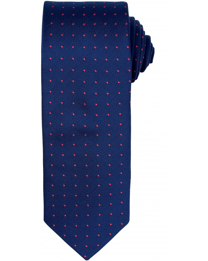 Cravate "Micro Dot" - Casquette Personnalisée avec marquage broderie, flocage ou impression. Grossiste vetements vierge à per...