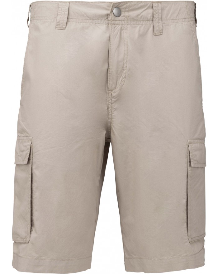 Bermuda léger multipoches homme ZK755 - Pantalon Personnalisé avec marquage broderie, flocage ou impression. Grossiste veteme...